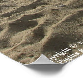 Plakat "Entlang des Strandes" (Ecke)
