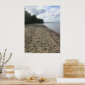 Plakat "Entlang des Strandes" (Küche)