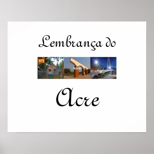 Plakat Erinnerung Ackers (Vorne)