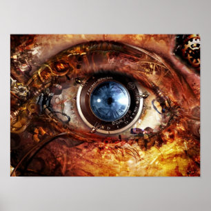Plakat EYE TECH STEAMPUNK