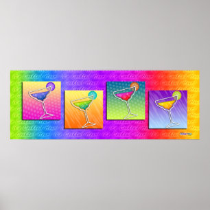 Plakat, Fahne - Pop-KunstMargaritas Poster