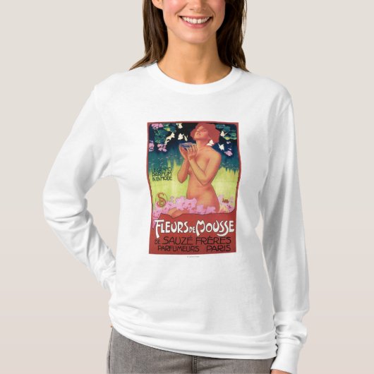 Plakat Fleurs de Mousse Perfume T-Shirt (Vorderseite)