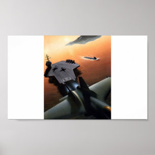 Plakat-Flugzeugträger Poster