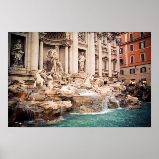Plakat Fontana di Trevi Rome (Vorne)