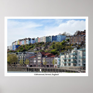 Plakat-Fotografie von Cliftonwood, Bristol, 28" Poster