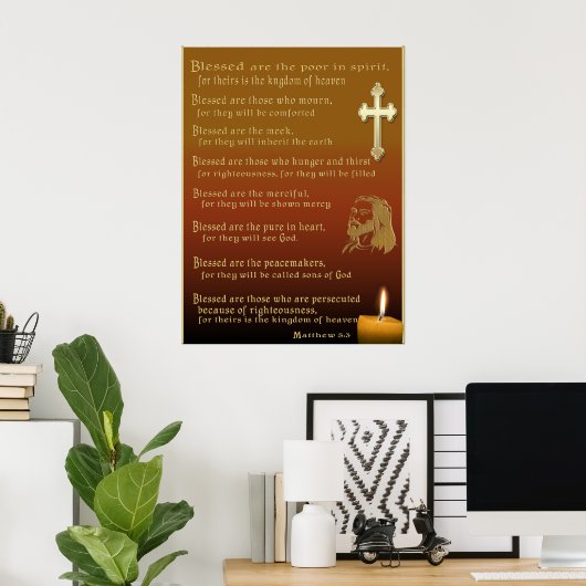 Plakat für Beatitudes (Heimbüro)