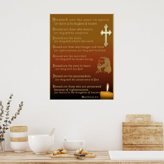 Plakat für Beatitudes (Küche)