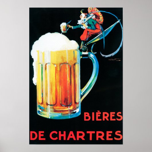 Plakat für Bier von Chartres (Vorne)