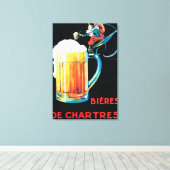 Plakat für Bier von Chartres Leinwanddruck (Insitu (Holzboden))