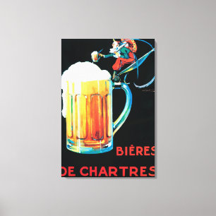 Plakat für Bier von Chartres Leinwanddruck