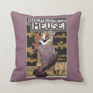 Plakat für Bieres de la Meuse Kissen