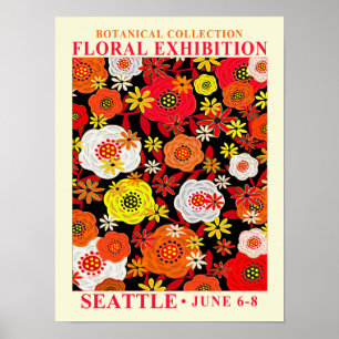 Plakat für Blumenausstellung Nr. 9