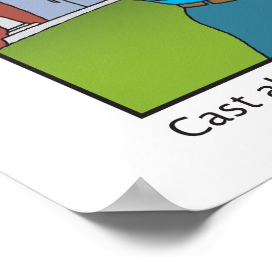 Plakat für Bücher tragen (Ecke)