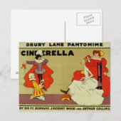 Plakat für 'Cinderella Postkarte (Vorne/Hinten)