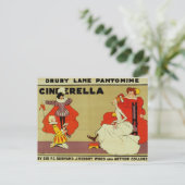 Plakat für 'Cinderella Postkarte (Stehend Vorderseite)