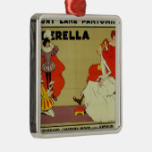 Plakat für 'Cinderella Silbernes Ornament (Rechts)
