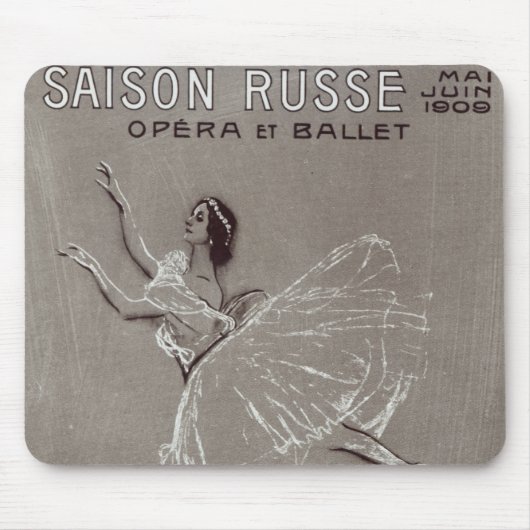 Plakat für das 'Saison Russe Mousepad (Vorne)