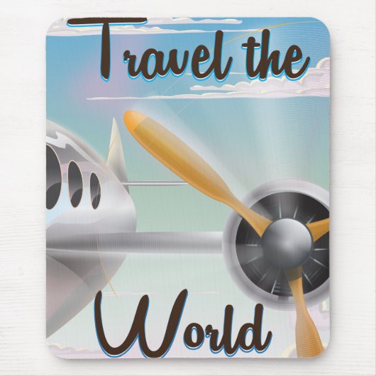 Plakat für das World Classic-Flugzeug Mousepad (Vorne)