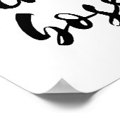 Plakat für den Girl-Chef (Ecke)