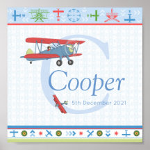 Plakat für den Personalisierten Namen des Vintagen