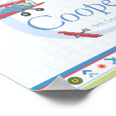 Plakat für den Personalisierten Namen des Vintagen (Ecke)