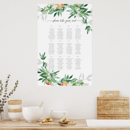 Plakat für den Sommerorchard (Küche)