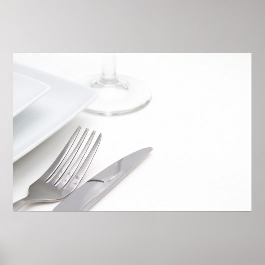 Plakat für den weißen Platz (Vorne)