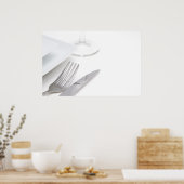 Plakat für den weißen Platz (Küche)
