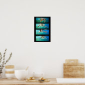 Plakat für die Holzschildkröte (Küche)