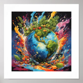 Plakat für die irdischen Bestimmungen