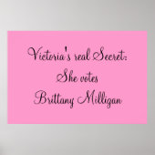 Plakat für die Kampagne (Vorne)