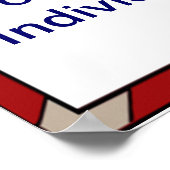 Plakat für die Legitimität (Ecke)