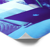 Plakat für die Plastikpaläste (Ecke)