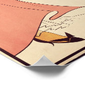 Plakat für die Werbung für "The Yellow Book" (Ecke)