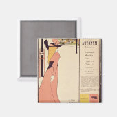 Plakat für die Werbung für "The Yellow Book" Magnet (Vorderseite/Rückseite)