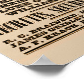 Plakat für die Wiederbelebung ziviler Kriege (Ecke)