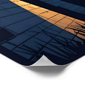 Plakat für eine Faltenleuchte (Ecke)