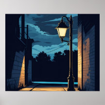 Plakat für eine Faltenleuchte