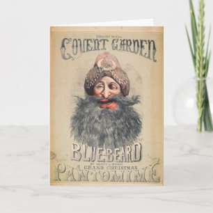 Plakat für eine Weihnachtspantomime Feiertagskarte