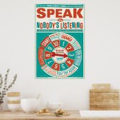 Plakat für fremdsprachige Klassen (Sprich wie..) (Küche)