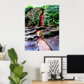 Plakat für Frieden, Liebe und Ruhe (Heimbüro)