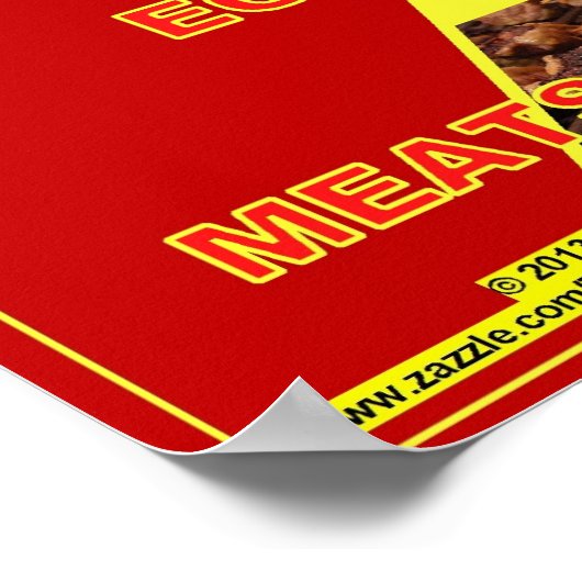 Plakat für Futter-Pyramide mit niedriger Karbe (Ecke)