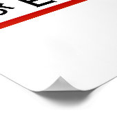 Plakat für Gleichberechtigung (Ecke)