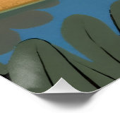 Plakat für Kinder und Papierboote Poster (Ecke)