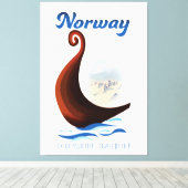 Plakat für Langstreckenboote Leinwanddruck (Insitu (Holzboden))