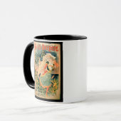 Plakat für "Le Miroir" beim Folies-Bergere, ein PA Tasse (Vorderseite Links)