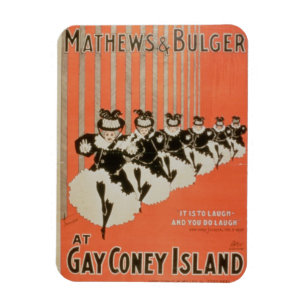 Plakat für "Mathews u. Bulger" bei homosexuellem Magnet
