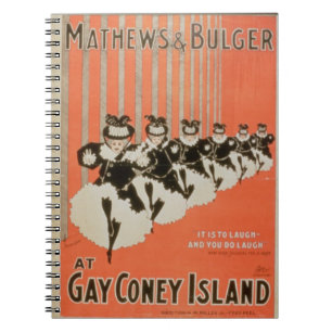 Plakat für "Mathews u. Bulger" bei homosexuellem Notizblock