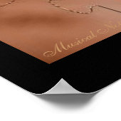 Plakat für Musical-Notizen (Ecke)