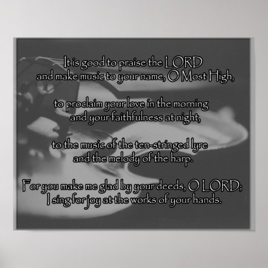 Plakat für Musikzimmer (Vorne)